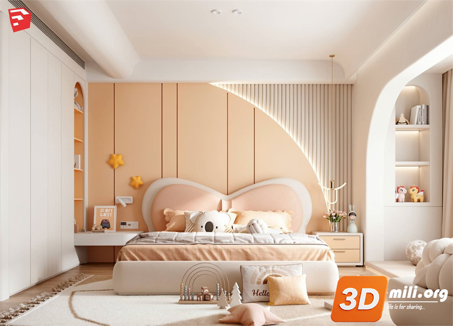 Children Room Scenes Skp FIles 